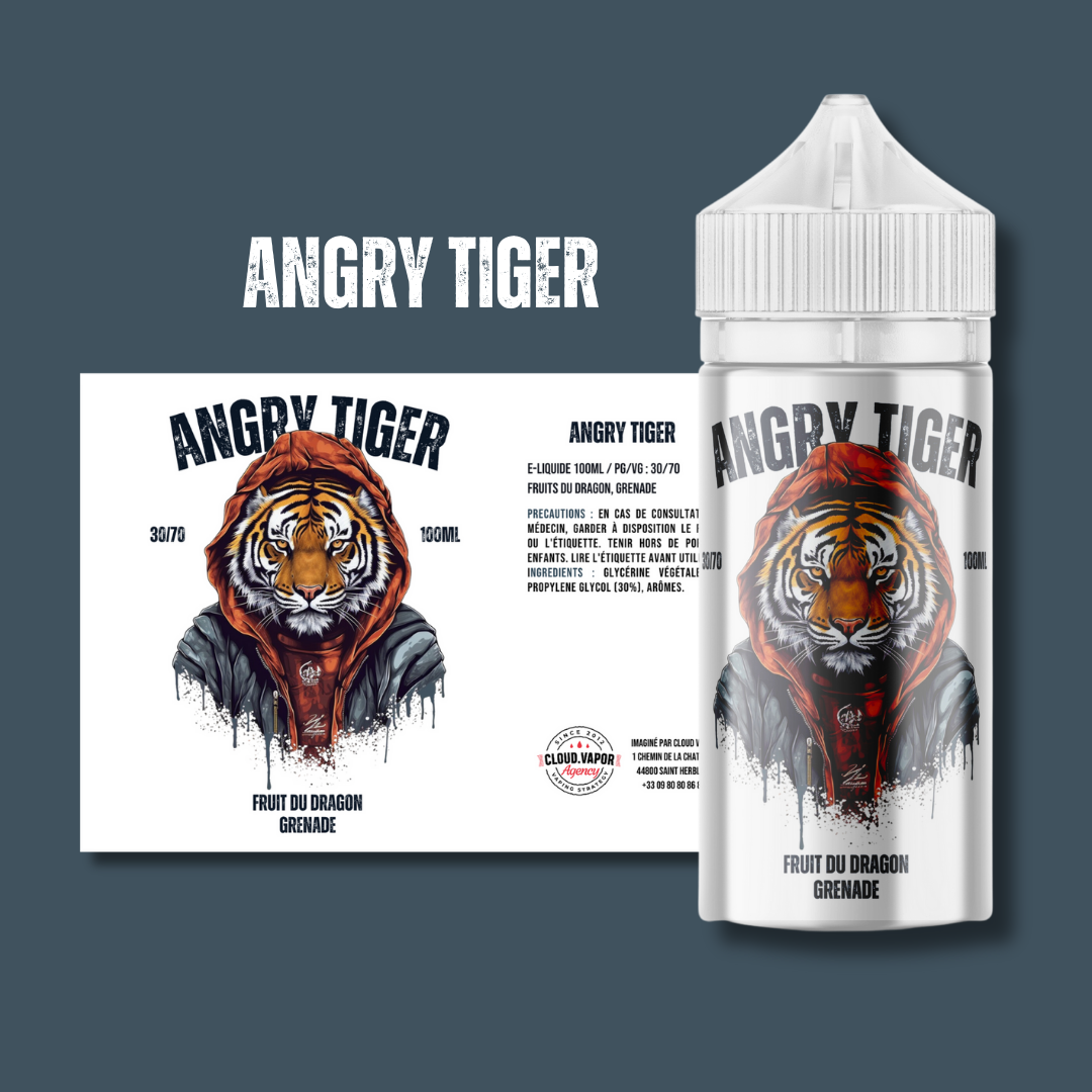 ANGRY TIGER _ CLOUD VAPOR e-liquide