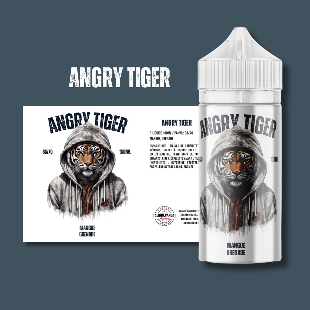 ANGRY TIGER _ CLOUD VAPOR e-liquide