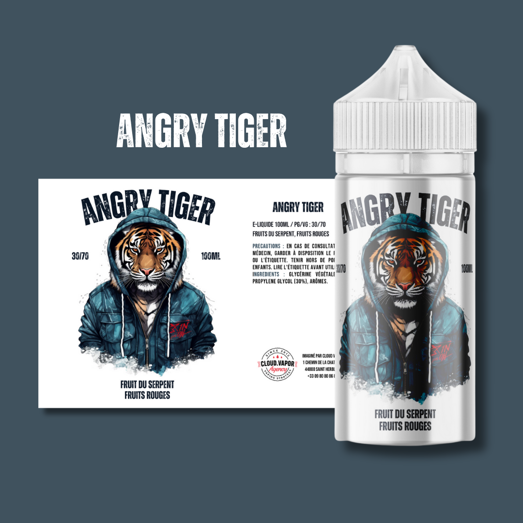 ANGRY TIGER _ CLOUD VAPOR e-liquide